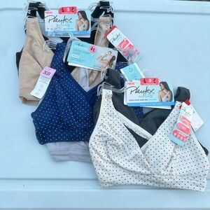 Playtex Maternity & Nursing Cross Over Sleep Wirefree Bra US4960 NEW XS Lot of 6